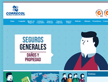 Tablet Screenshot of correcol.com